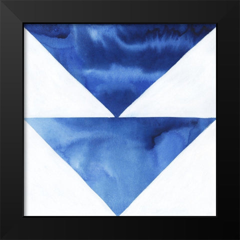 Blue Screen VI Black Modern Wood Framed Art Print by Popp, Grace