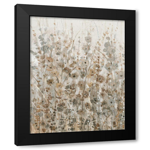 Early Fall Flowers I Black Modern Wood Framed Art Print with Double Matting by OToole, Tim