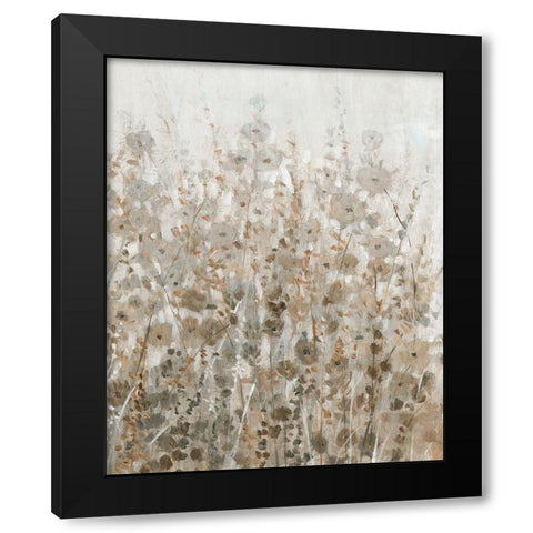 Early Fall Flowers II Black Modern Wood Framed Art Print with Double Matting by OToole, Tim