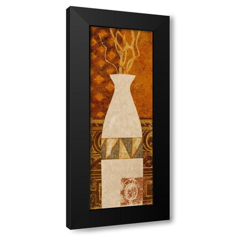 Ethnic Vase II Black Modern Wood Framed Art Print by Saunders, Alonzo