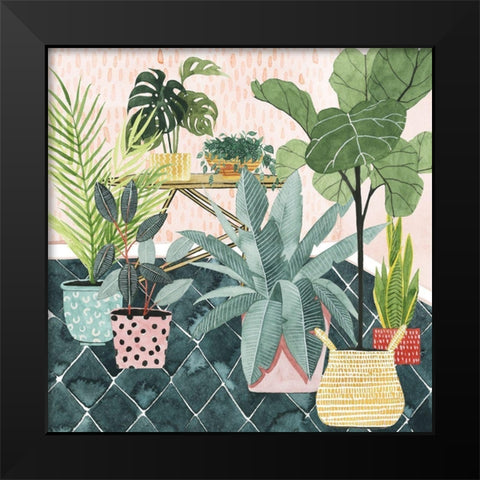 Modern Jungle I Black Modern Wood Framed Art Print by Popp, Grace