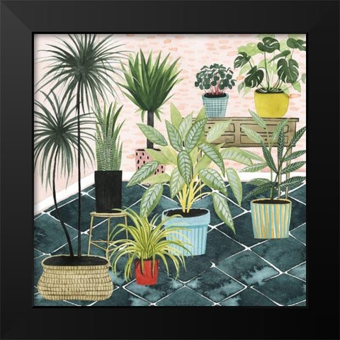 Modern Jungle II Black Modern Wood Framed Art Print by Popp, Grace