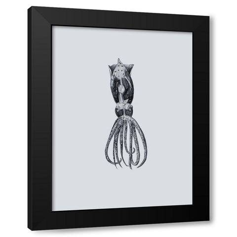 Marine Life III Black Modern Wood Framed Art Print with Double Matting by Wang, Melissa