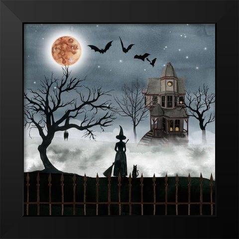 Harvest Moon I Black Modern Wood Framed Art Print by Popp, Grace
