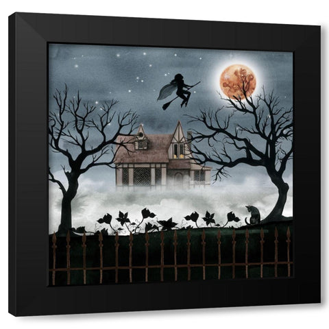 Harvest Moon II Black Modern Wood Framed Art Print with Double Matting by Popp, Grace