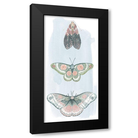 Jeweled Fairies I Black Modern Wood Framed Art Print by Popp, Grace