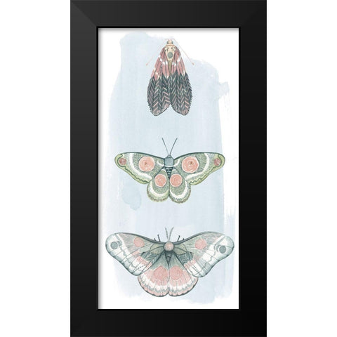 Jeweled Fairies I Black Modern Wood Framed Art Print by Popp, Grace