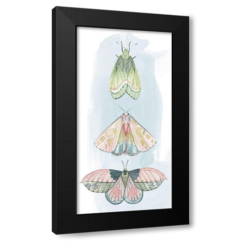 Jeweled Fairies II Black Modern Wood Framed Art Print with Double Matting by Popp, Grace