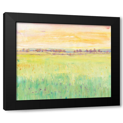 Spring Pasture II Black Modern Wood Framed Art Print with Double Matting by OToole, Tim