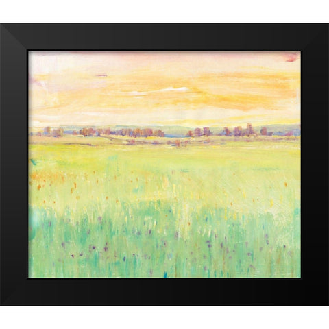 Spring Pasture II Black Modern Wood Framed Art Print by OToole, Tim