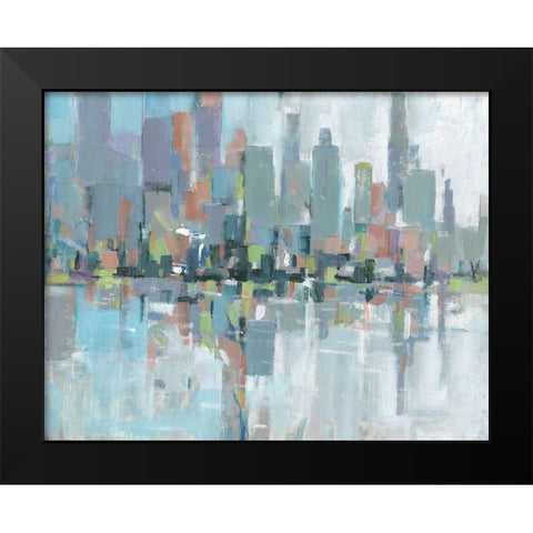 Metro II Black Modern Wood Framed Art Print by OToole, Tim