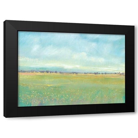 Soft Meadow Light I Black Modern Wood Framed Art Print with Double Matting by OToole, Tim