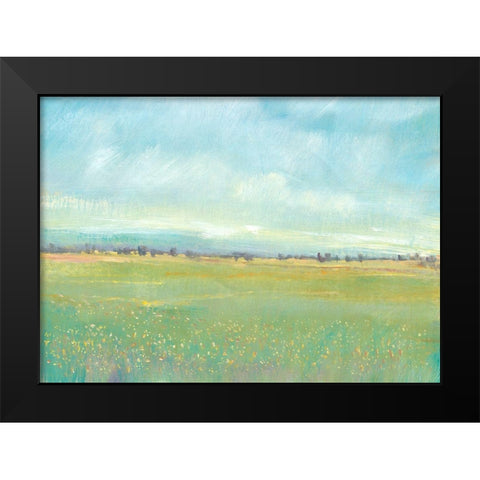 Soft Meadow Light I Black Modern Wood Framed Art Print by OToole, Tim