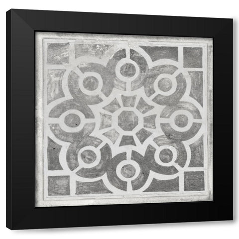 Antique Garden Gate III Black Modern Wood Framed Art Print with Double Matting by Wang, Melissa