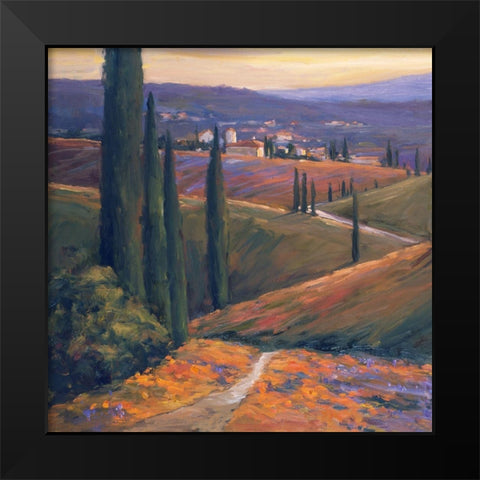 Afternoon I Black Modern Wood Framed Art Print by Stevens, Allayn