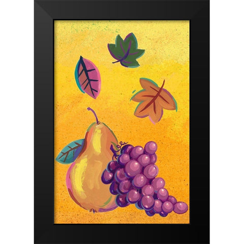 Graphic Cornucopia II Black Modern Wood Framed Art Print by Eisner, Viv