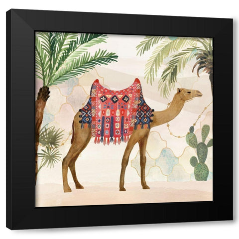 Meet me in Marrakech I Black Modern Wood Framed Art Print by Borges, Victoria