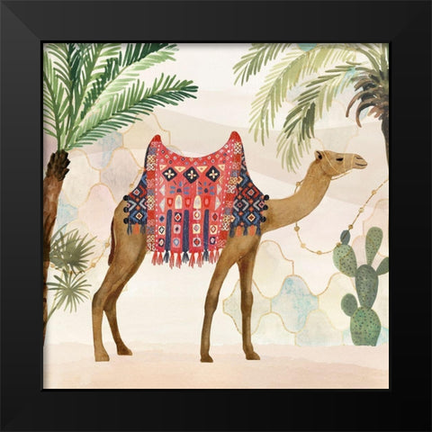 Meet me in Marrakech I Black Modern Wood Framed Art Print by Borges, Victoria