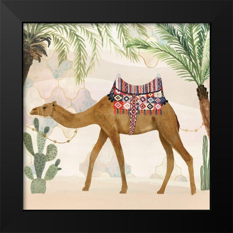 Meet me in Marrakech II Black Modern Wood Framed Art Print by Borges, Victoria