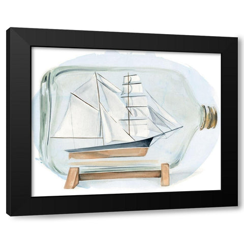 Sail the Seas I Black Modern Wood Framed Art Print by Parker, Jennifer Paxton