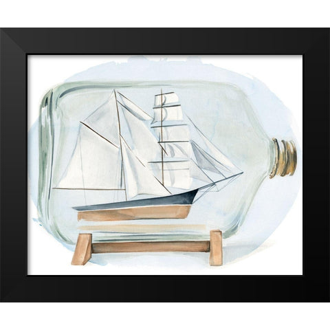 Sail the Seas I Black Modern Wood Framed Art Print by Parker, Jennifer Paxton