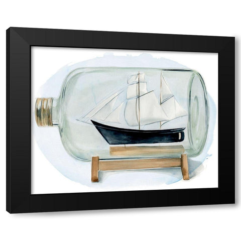 Sail the Seas II Black Modern Wood Framed Art Print by Parker, Jennifer Paxton