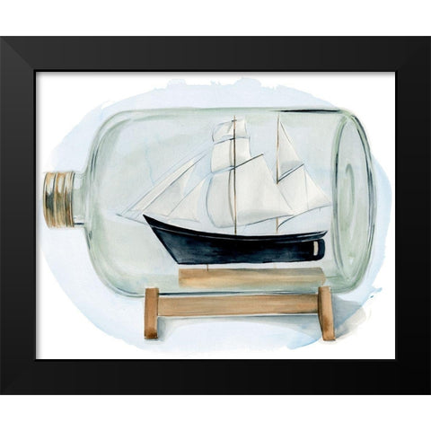 Sail the Seas II Black Modern Wood Framed Art Print by Parker, Jennifer Paxton