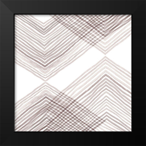 Apogee Fade I Black Modern Wood Framed Art Print by Scarvey, Emma