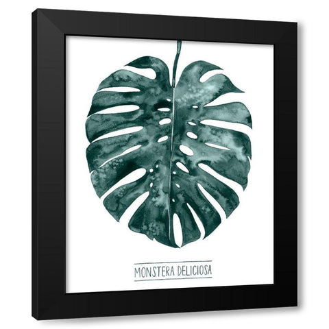 Gemstone Tropicale II Black Modern Wood Framed Art Print by Popp, Grace