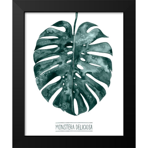 Gemstone Tropicale II Black Modern Wood Framed Art Print by Popp, Grace