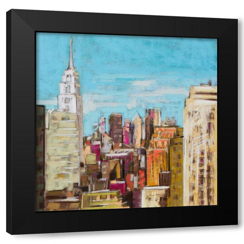 City Color I Black Modern Wood Framed Art Print by Gardner, Jennifer
