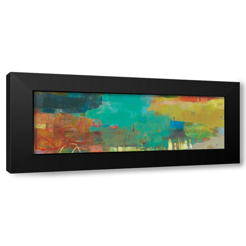 Elysium II Black Modern Wood Framed Art Print with Double Matting by Jachimiec, Sue