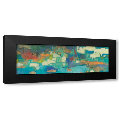 Elysium III Black Modern Wood Framed Art Print with Double Matting by Jachimiec, Sue