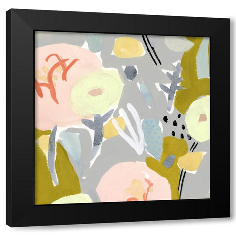 Honeydew Twist IV Black Modern Wood Framed Art Print by Borges, Victoria