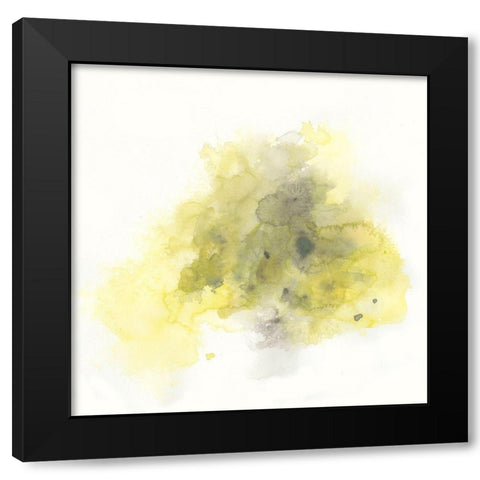 Citron Cloud II Black Modern Wood Framed Art Print by Vess, June Erica