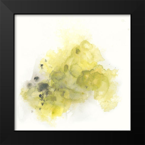 Citron Cloud III Black Modern Wood Framed Art Print by Vess, June Erica