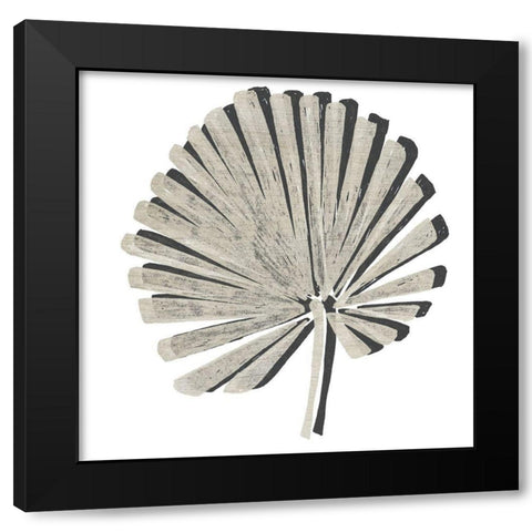 Cut Paper Palms VI Black Modern Wood Framed Art Print with Double Matting by Vess, June Erica
