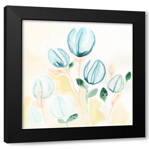 Garden Essence III Black Modern Wood Framed Art Print with Double Matting by Vess, June Erica