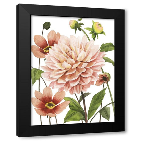 Dahlia Spell I Black Modern Wood Framed Art Print with Double Matting by Popp, Grace