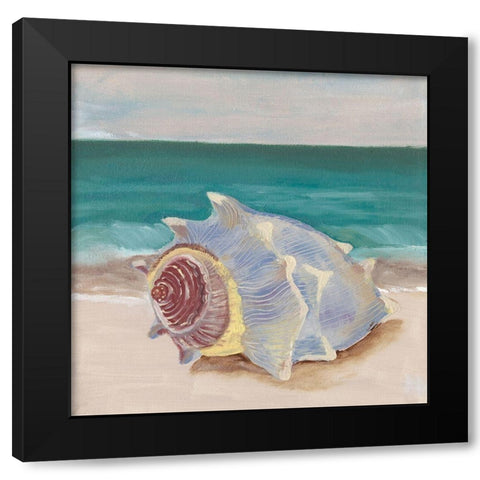 She Sells Seashells I Black Modern Wood Framed Art Print by Ludwig, Alicia