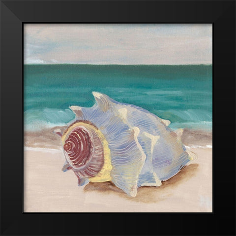She Sells Seashells I Black Modern Wood Framed Art Print by Ludwig, Alicia