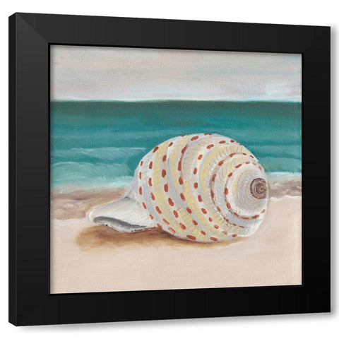 She Sells Seashells II Black Modern Wood Framed Art Print by Ludwig, Alicia