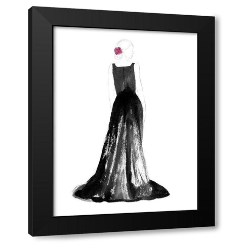 Black Dress I Black Modern Wood Framed Art Print with Double Matting by Ludwig, Alicia
