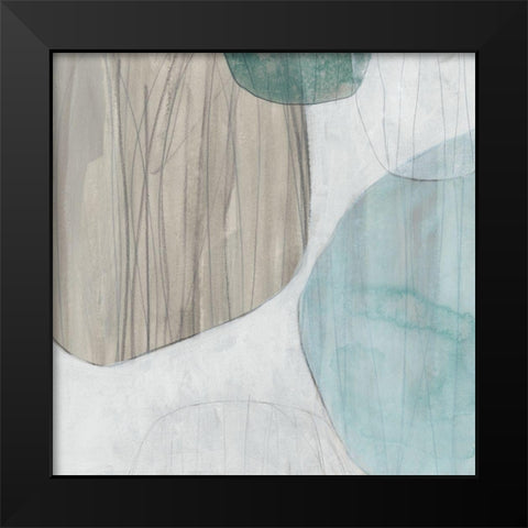 Waterstone III Black Modern Wood Framed Art Print by Vess, June Erica
