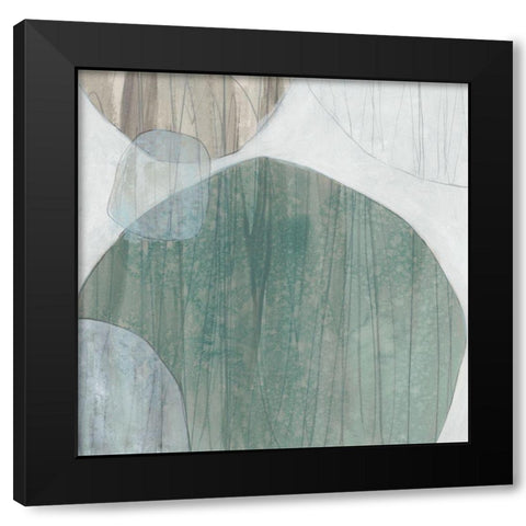 Waterstone IV Black Modern Wood Framed Art Print by Vess, June Erica