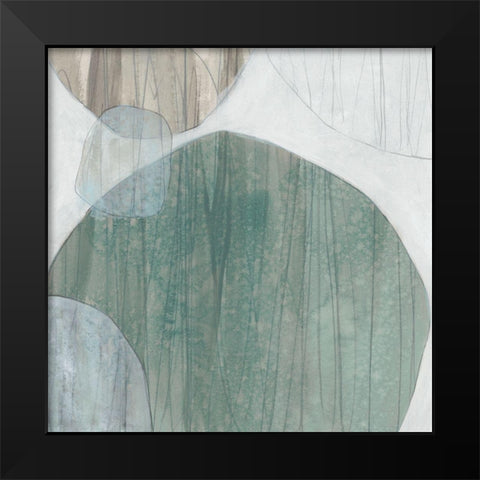 Waterstone IV Black Modern Wood Framed Art Print by Vess, June Erica