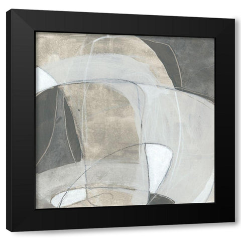 Rock Garden IV Black Modern Wood Framed Art Print with Double Matting by Vess, June Erica