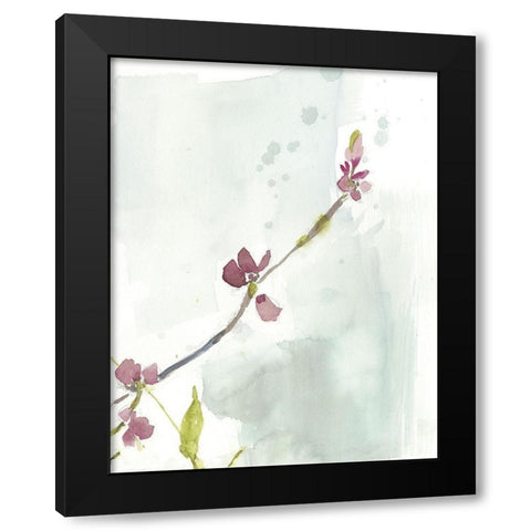 First Blooms III Black Modern Wood Framed Art Print by Goldberger, Jennifer