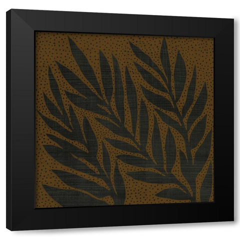 Cacao VII Black Modern Wood Framed Art Print with Double Matting by Zarris, Chariklia