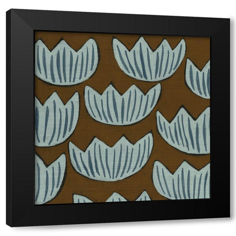 Cacao VIII Black Modern Wood Framed Art Print by Zarris, Chariklia